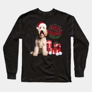 Doodle Merry Christmas Long Sleeve T-Shirt